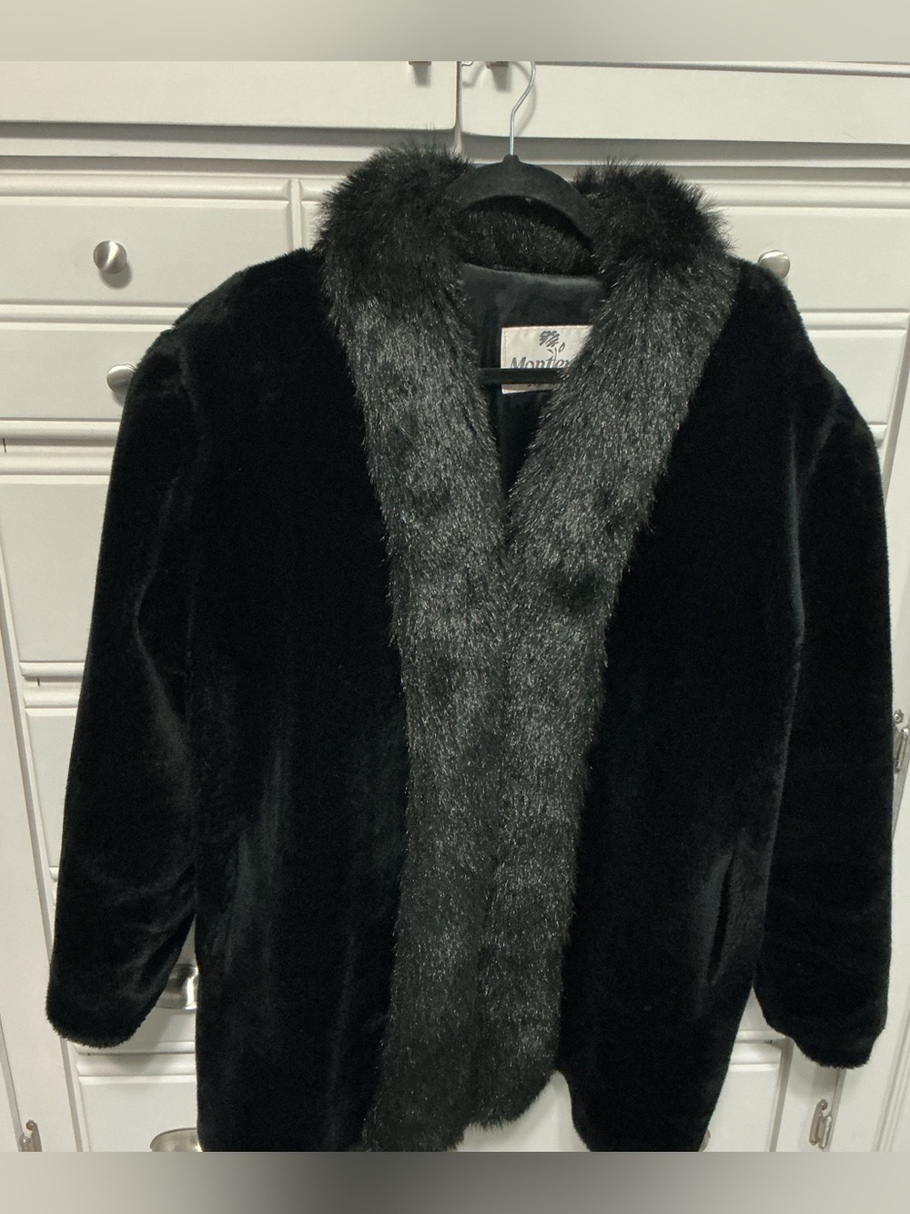 Vintage Faux Fur Monterey USA Size 16 Coat